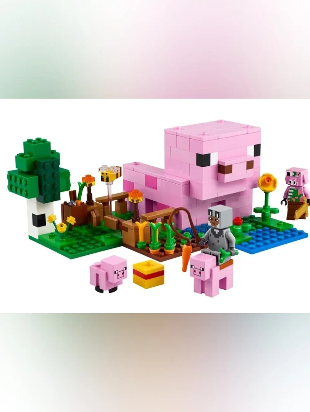 Lego Minecraft The Baby Pig House Building Set Ages 7+ 238 PCS NWT